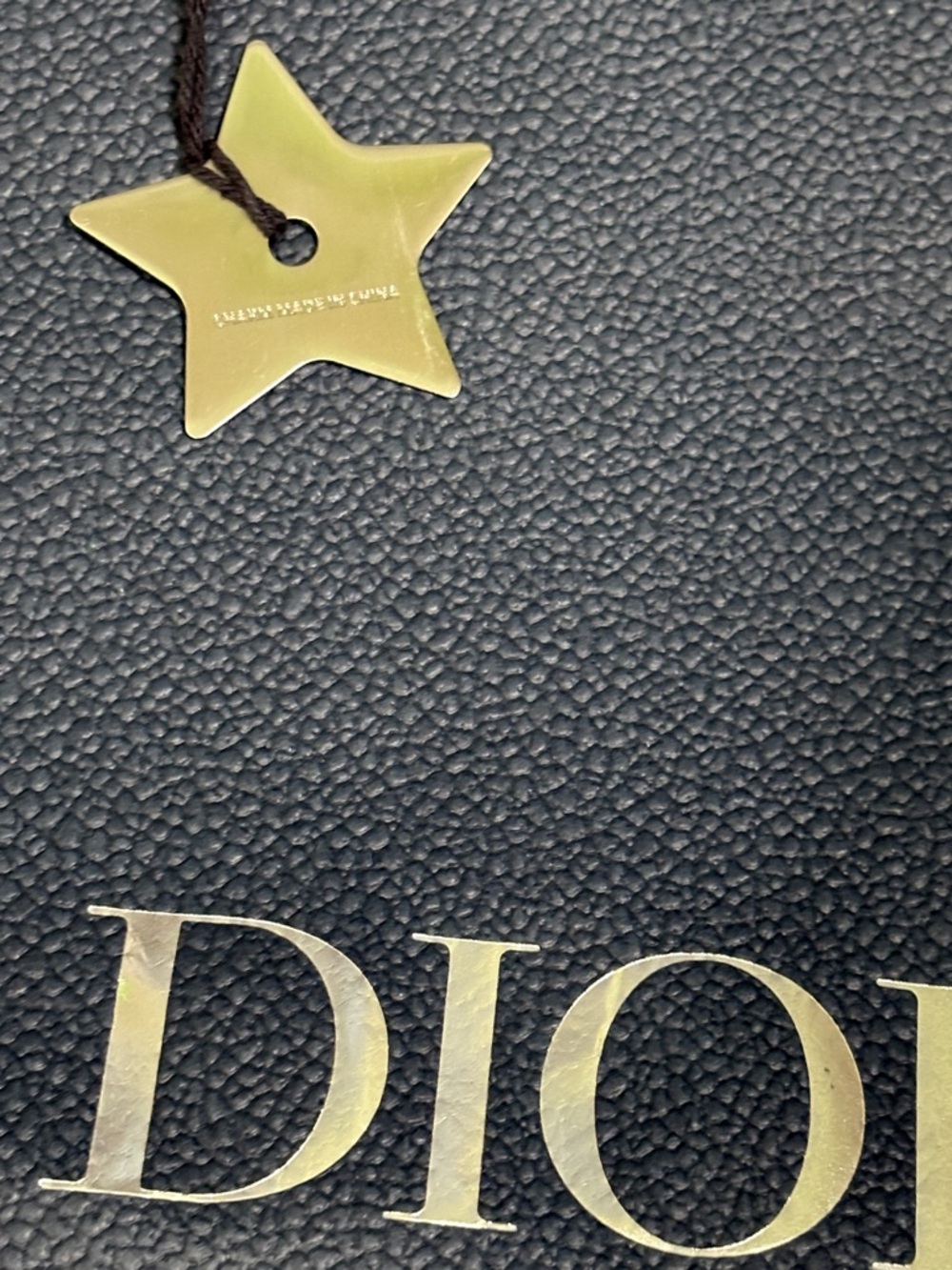 Dior 2pcs Dior 🌟 Star Charm w/ Navy Blue GIFT Paper Bag/Size W 15.5”X 18”H - Picture 8 of 10